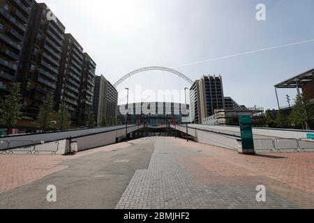 Wembley Stadium, London, Großbritannien. Mai 2020. Stadion während der Sperrung für den Covid-19 Virus verlassen Kredit: Action Plus Sports/Alamy Live News Stockfoto