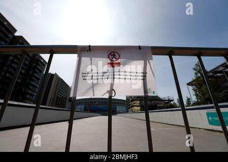 Wembley Stadium, London, Großbritannien. Mai 2020. Stadion während der Sperrung für den Covid-19 Virus verlassen Kredit: Action Plus Sports/Alamy Live News Stockfoto