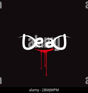 Text mit deotenem Schriftzug. Moderne Kalligraphie Stil Vektor-Illustration. Stock Vektor