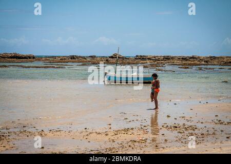 Morro de Sao Paolo bei Ebbe Stockfoto