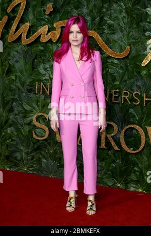 Georgia May Jagger nimmt am 10. Dezember 2018 an den Fashion Awards in der Royal Albert Hall in London, Großbritannien, Teil. Stockfoto