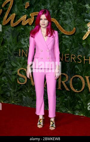 Georgia May Jagger nimmt am 10. Dezember 2018 an den Fashion Awards in der Royal Albert Hall in London, Großbritannien, Teil. Stockfoto