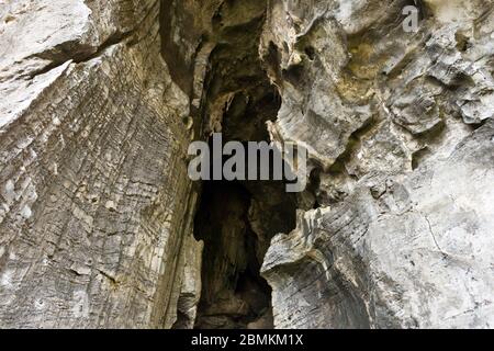 Eingang der bat Cave, Phra Nang Beach, Krabi, Thailand, Asien Stockfoto