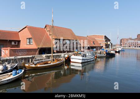 Hafen von Wismar, Mecklenburg-Vorpommern, Deutschland, Europa Stockfoto