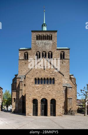 Minden, Dom St. Gorgonius und St. Petrus, Westwerk Stockfoto