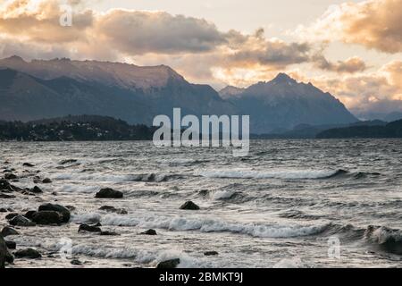 Nahuel Hupai See, Bariloche, Patagonien, Argentinien Stockfoto