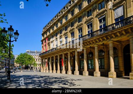 Frankreich, Paris, das Theater Comédie Française, das sich während der Sperrung von Covid 19 im Königspalast befindet Stockfoto