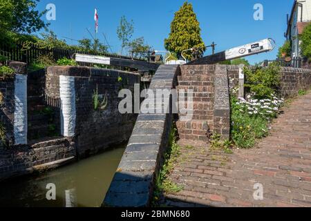 Worcestershire Landschaft Stockfoto