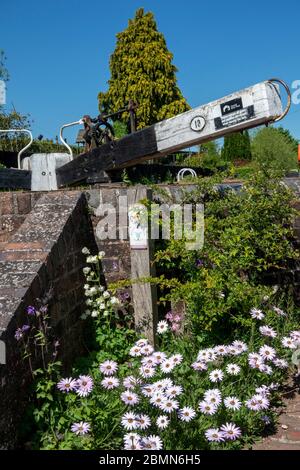 Worcestershire Landschaft Stockfoto