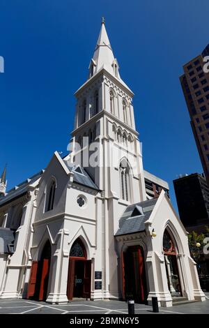 1908 Katholische Kathedrale von St. Patrick und St. Joseph, Wyndham Street, Auckland, Neuseeland. Stockfoto