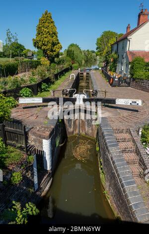 Worcestershire Landschaft Stockfoto