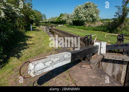 Worcestershire Landschaft Stockfoto