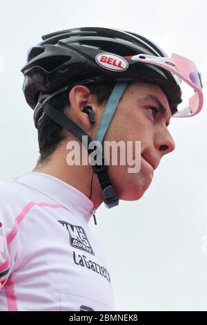 Richie Porte des Team Saxo Bank während der Tour d'Italie Amsterdam- Utlrecht (210 km) am 09. Mai 2010 in Amsterdam, Pays Bas - Foto Laurent Lairys / DPPI Stockfoto