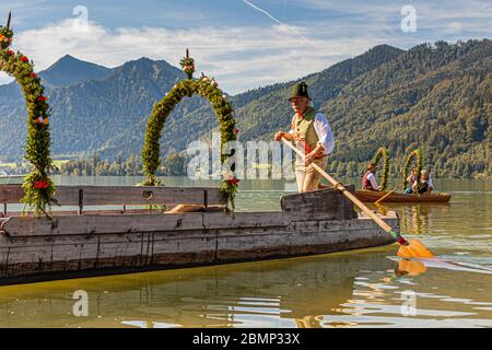 Kirchenweihfest in Schliersee (Alt-Schlierseer Kirchtag) Stockfoto