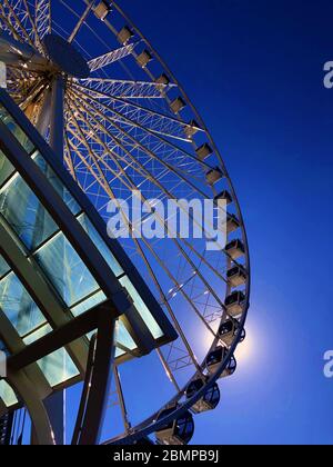 Bezaubernde Aussicht auf Seattle, Washington Stockfoto