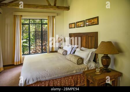 Clouds Mountain Lodge in Uganda Stockfoto