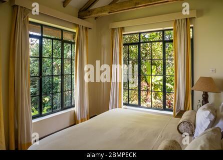 Clouds Mountain Lodge in Uganda Stockfoto