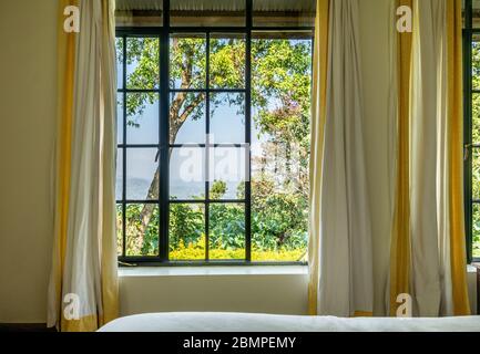 Clouds Mountain Lodge in Uganda Stockfoto