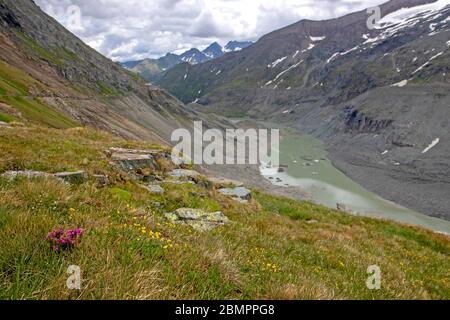 Blick vom Gamsgrubenweg auf der Franz-Josefs-Höhe Stockfoto