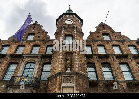 Rathaus am Marktplatz in der Altstadt, Düsseldorf. Stockfoto