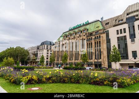 Düsseldorf, Deutschland - 11. August 2019: Kaufhof Galerie Shopping Center Stockfoto