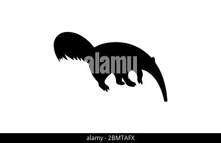 Silhouette Auf Weißem Hintergrund Stockfoto