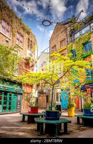 Neals Yard, Covent Garden London, Großbritannien Stockfoto