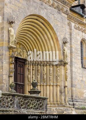 Bamberger Dom, Bamberg, Bayern, Deutschland Stockfoto