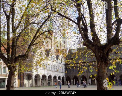 Rathaus, Altstadt, Lübeck, Schleswig-Holstein, Deutschland Stockfoto