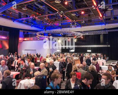 Foyer der Musik- und Kongresshalle, Lübeck, Schleswig-Holstein, Deutschland Stockfoto