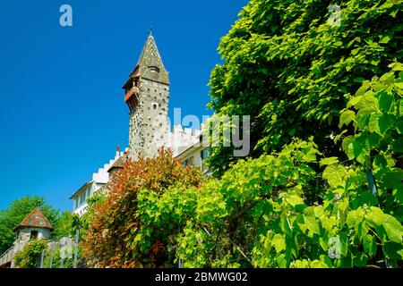 Der Muri-Amthof ist ein markantes Gebäude in Bremgarten, Kanton Aargau in der Schweiz. Stockfoto