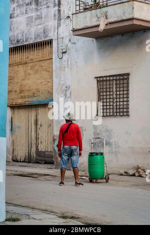 Straßenverkäufer, Havana Centro, Havanna, Kuba Stockfoto