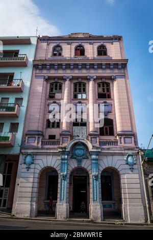 Simon Bolivar Avenue, Havana Centro, Havanna, Kuba Stockfoto