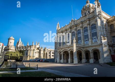 Museum der Revolution, ehemaliger Präsidentenpalast aller kubanischen Präsidenten, Havanna, Kuba Stockfoto
