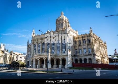 Museum der Revolution, ehemaliger Präsidentenpalast aller kubanischen Präsidenten, Havanna, Kuba Stockfoto