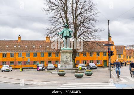 Denkmal für König Christian IV., den berühmtesten und sehr beliebten König in seinem Land Stockfoto