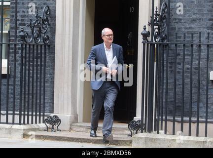 London, Großbritannien. Mai 2020. Sir Patrick Vallance, Chief Scientific Officer, verlässt die Downing Street 10. Quelle: Mark Thomas/Alamy Live News Stockfoto