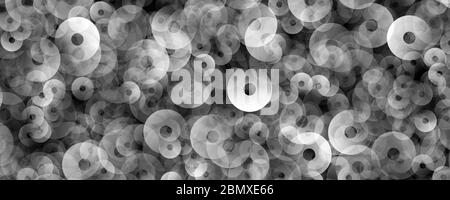 Fantastische Kreis panorama Hintergrund design Illustration Stockfoto