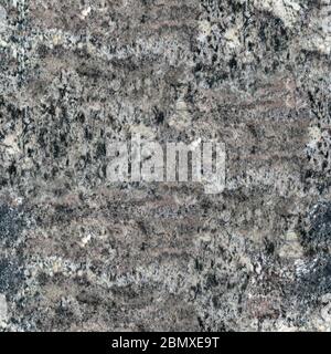 Grauer Granithintergrund. Nahtlose quadratische Textur, Fliese bereit. Stockfoto
