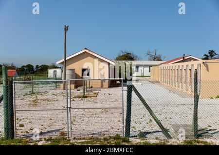 Robben Island Gefängnis, Robert Sobukwes Haus. DER PAC-Führer wurde während seiner willkürlichen Verlängerung der Haft gehalten, Kapstadt Südafrika Stockfoto