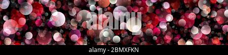 Fantastische bubble panorama Hintergrund design Illustration Stockfoto