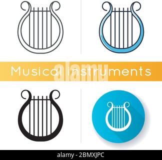 Lyra-Symbol Stock Vektor