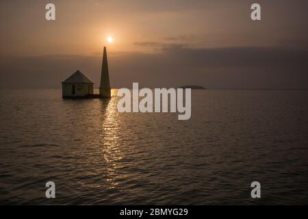 Morgens zum Frühstück Insel Chilika Stockfoto