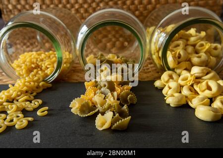 Pasta para cocinar dieta mediterranea Stockfoto