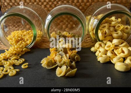 Pasta para cocinar dieta mediterranea Stockfoto