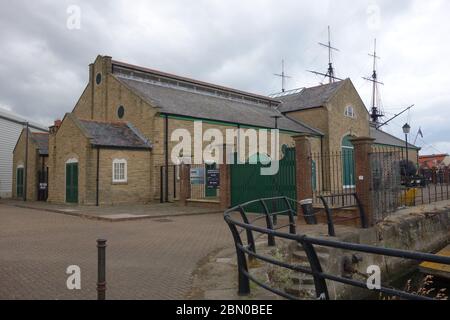 Das Museum of Hartlepool liegt neben dem National Museum of the Royal Navy. Stockfoto