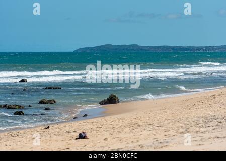 Pipa Beach, Tibau do Sul, in der Nähe von Natal, Rio Grande do Norte, Brasilien. Minas Strand in Pipa, Rio Grande do Norte, Brasilien. Stockfoto