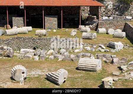 Mausoleum, Bodrum, Mugla Provinz, Türkei Stockfoto