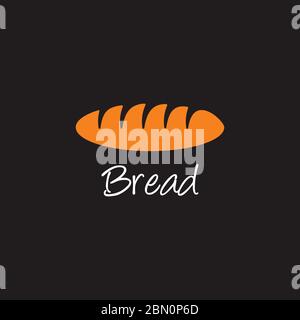 Brot einfache geometrische Logo Vektor Stock Vektor