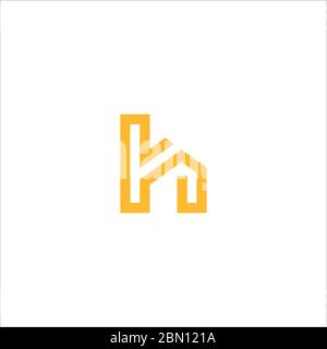 Anfangsbuchstabe hh Logo oder h Logo Vektor Design Vorlage Stock Vektor